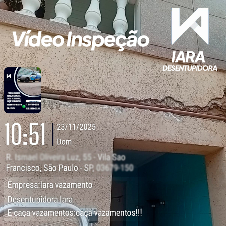 Câmera de Vídeo Inspeção
